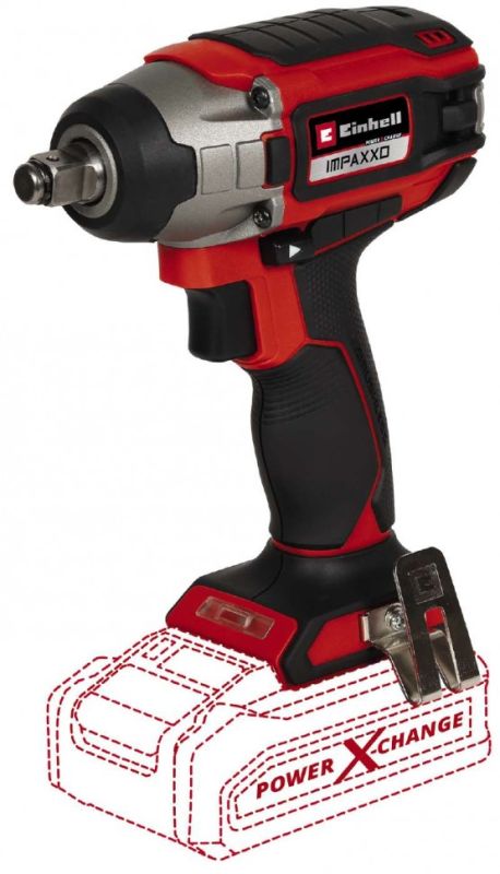 Гайковерт ударный Einhell IMPAXXO 18/230 аккум., PXC, 230 Нм, 18В, бесщеточн., квадрат, 1.17 кг (без АКБ и ЗУ)