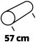 Каток для газона Einhell GC-GR 57, шир. 57см, 46 л, d32 см, 10.5кг