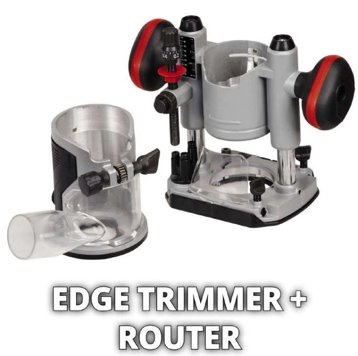 Фрезер аккумуляторный Einhell TP-RO 18 Set Li BL - Solo, 18В, цанга 6 та 8 мм, 10000-30000об/мин, 1.34кг, без АКБ и ЗУ