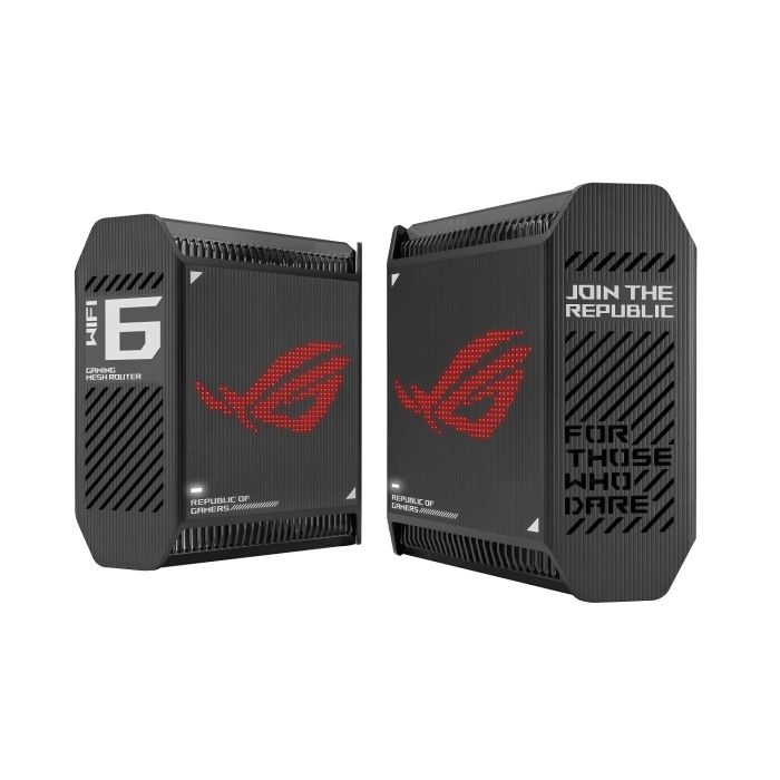 Система WiFi-Mesh ASUS ROG Rapture GT6 AX10000, 3xGE LAN, 1x2.5GE WAN, 1xUSB 3.2, 1мод, чорний