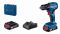 Шурупокрут-дриль акумуляторний Bosch Professional GSR 185-LI 18В 2х2.0А·год 50Нм 500·1900об/хв 0.9кг