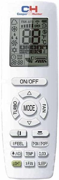 Кондиционер Cooper&Hunter Vital 70м2 инвертор 24000BTU 6.2кВт A++/A+ -15°С Wi-Fi R32 белый