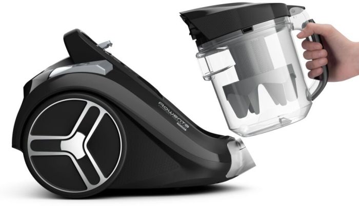 Пилосос Rowenta контейнерний Compact Power XXL Classic + Kit, 900Вт, конт пил -2.5л, HEF system, чорний