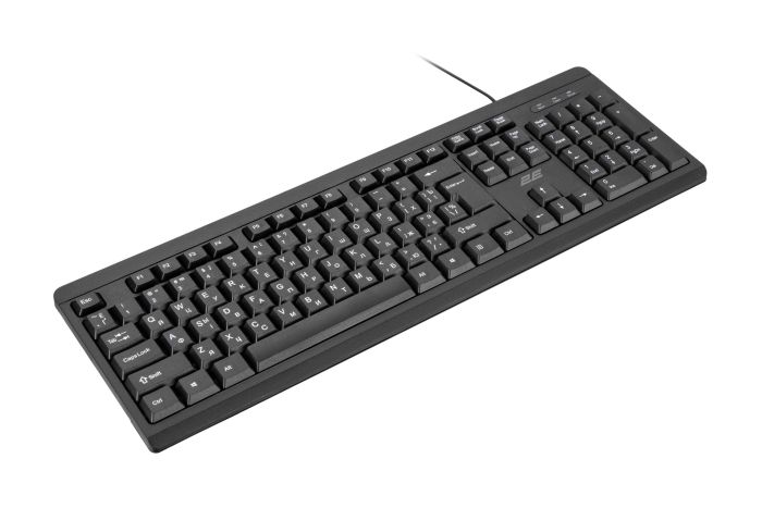 Комплект клавіатура та миша 2E MK401 USB-A, EN/UK/RU, чорний
