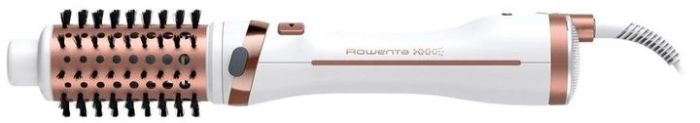 Фен-щетка Rowenta Brush Activ' Ultimate Care, 700Вт, режимов-3, иониз-я, хол. обдув, вращ. насадок, керамика, бело-золотой