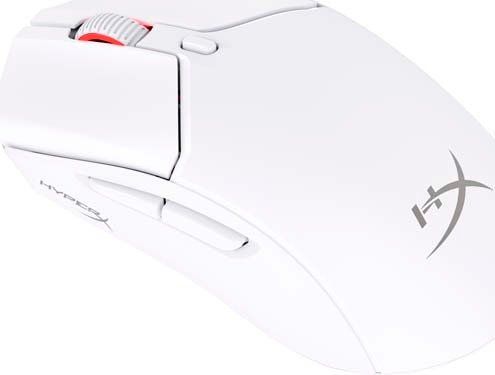 Мишь HyperX Pulsefire Haste 2, RGB, USB-A/WL/BT, белый