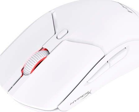 Мишь HyperX Pulsefire Haste 2, RGB, USB-A/WL/BT, белый