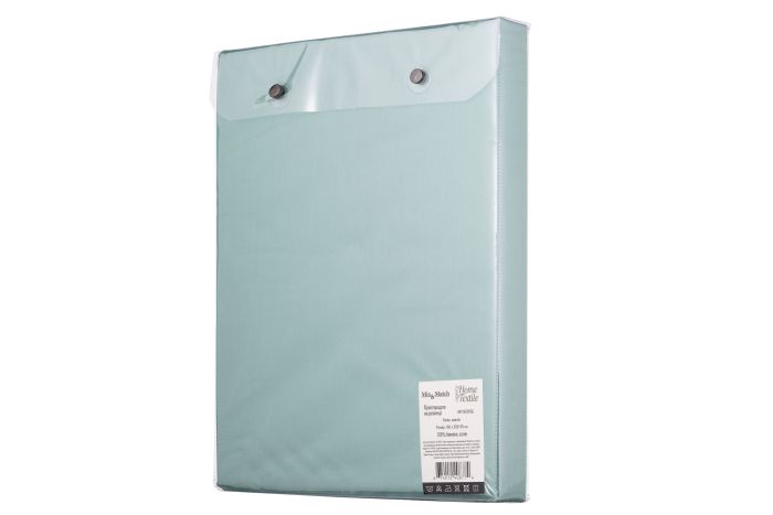 Простирадло на резинці Ardesto Mix&Match, 180х200+30см, 100% бавовна, сатин, зелений