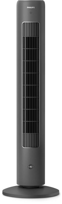 Вентилятор Philips колонный, 110см, 40Вт, пульт ДУ, дисплей, графит