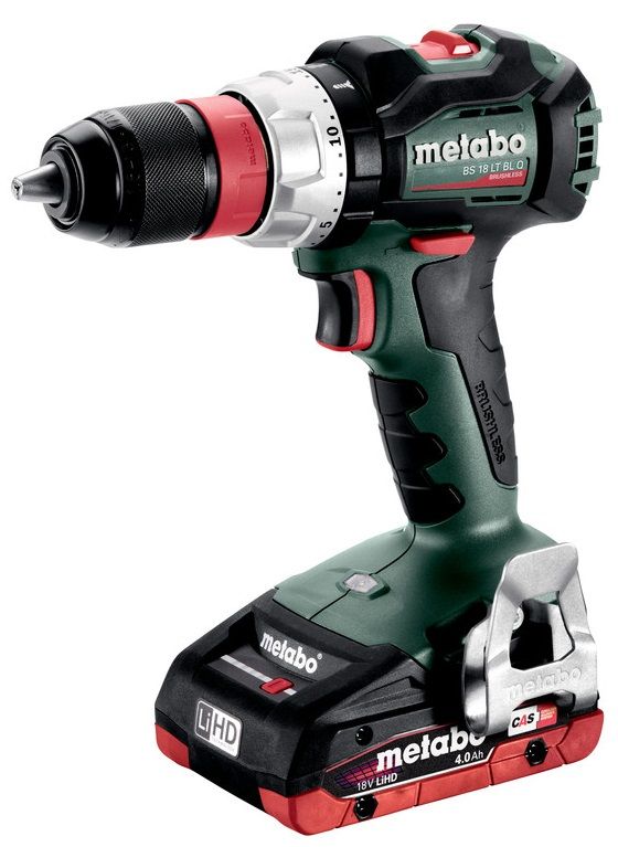 Шурупокрут-дриль акумуляторний Metabo BS 18 LT BL Q 18В 2х4А·год 34·75Нм 0-600·0-2100об/хв 1.8кг