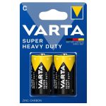 Батарейка Varta Super Heavy Duty угольно-цинковая C блистер, 2 шт