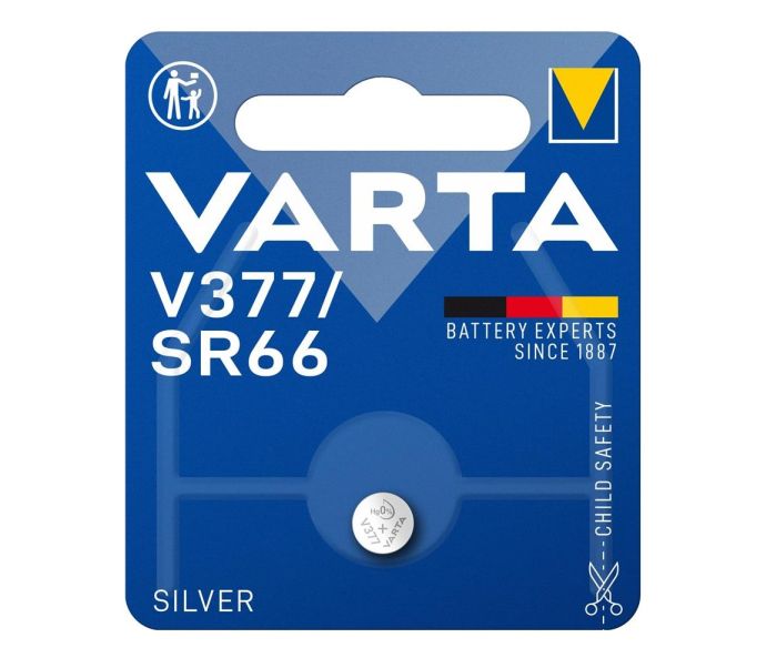 Батарейка Varta срібно-цинкова V377 (AG4, LR626, SR626SW, 177)  блістер, 1 шт