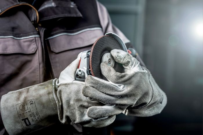 Шлифмашина угловая Metabo WEVA 15-125 QUICK, 125мм, 1550Вт, 2800-11000об/мин, М14, 2.5кг