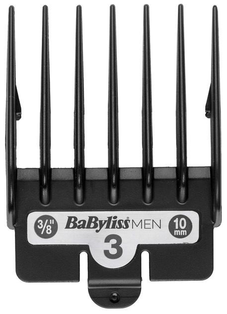 Машинка для стриження  Babyliss, мережа+акум., вібраційний мотор, насадок-10, кейс, чохол, гребінець у компл., сталь, сірий