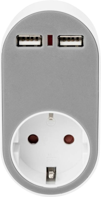 Зарядное устройство DIGITUS Universal USB + Power Socket