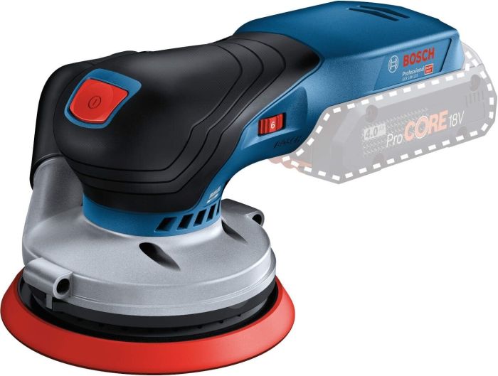 Шлифмашина эксцентриковая аккумуляторная Bosch GEX 18V-125, 18В, 125мм, 10000об/мин, 1.6кг