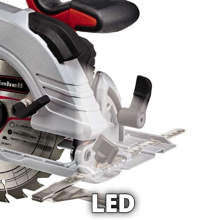 Пила дискова акумуляторна Einhell Professional TE-CS 18/190LI BL PXC 18В 190х20мм 3.23кг без АКБ та ЗП