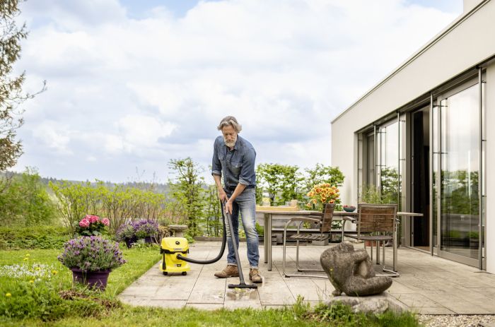 Пилосос професійний акумуляторний Karcher WD 2-18 18В контейнер 12л без АКБ та ЗП