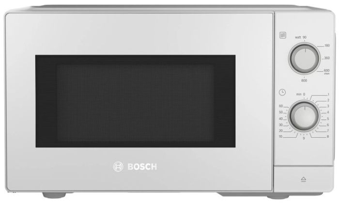 Микроволновая печь Bosch, 20л, мех. управл., 800Вт, белый