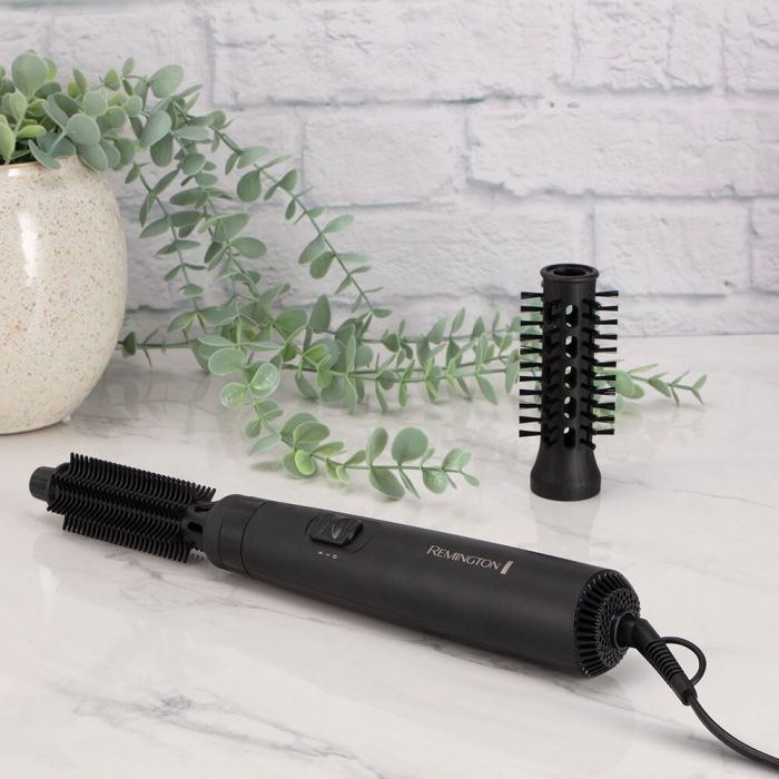 Фен-щітка Remington Dry & Style Caring, 400Вт, 2 режими, іоніз-я, кераміка, чорний