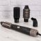 Фен-щетка Remington Blow Dry & Style Caring, 1000Вт, режимов-2, иониз-я, хол. обдув, чехол, керамика, черно-золотой