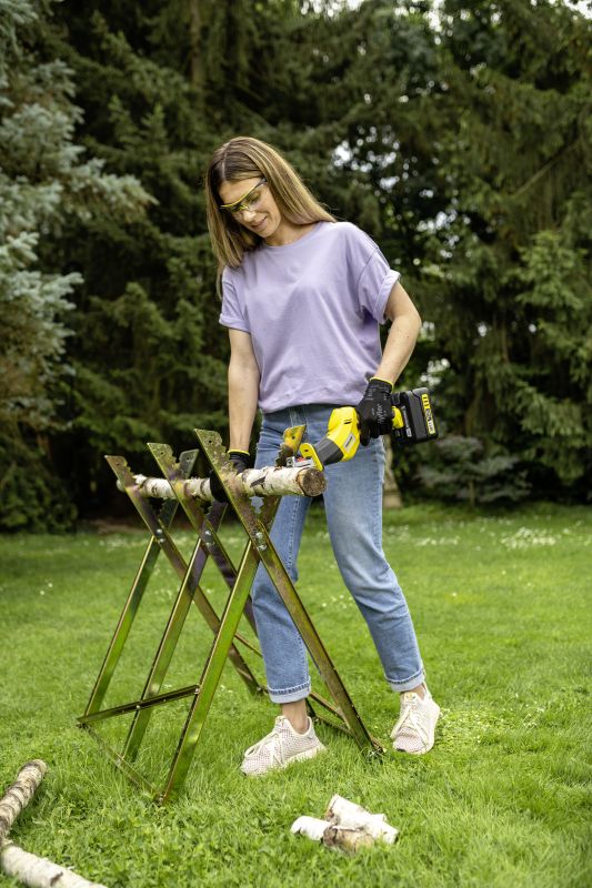 Пила сабельная Karcher PGS 4-18, аккумуляторная, 150мм, 18В, 2.1 кг