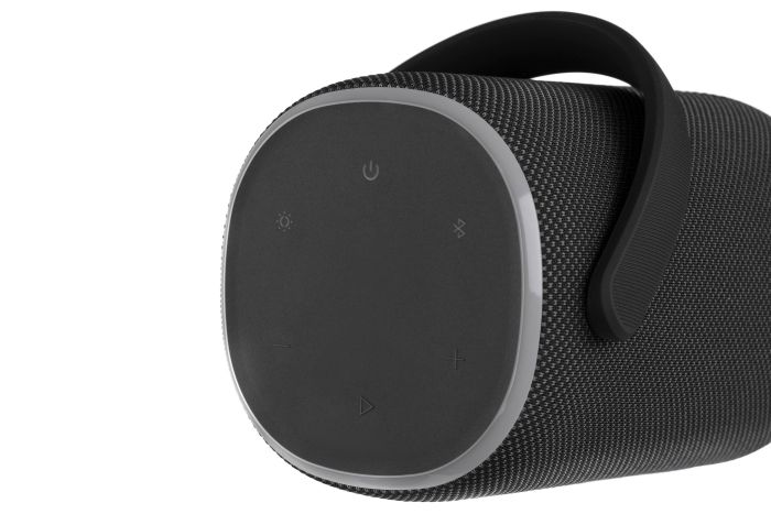 Портативная акустическая система 2E SoundXDrum 50Вт, BT 5.3, TWS, RGB, PowerBank, IPX7, Черный