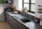 Мойка кухонная Hansgrohe S52, гранит, прямоуг., с крылом, 980х480х190мм, чаша - 1.5, врезная, серый камень