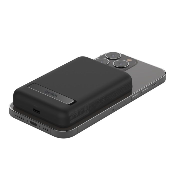 Портативное зарядное устройство Power Bank Belkin 5000мАч, MagSafe Wireless, черный
