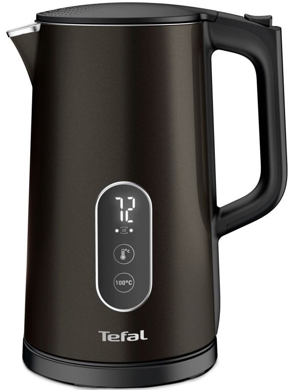 Электрочайник Tefal Digital 1.7л, с двойными стенками, 5 темп.реж, черный