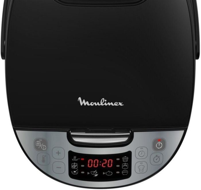 Мультиварка Moulinex SimplyCook, 750Вт, чаша-4л, сенсорное управл., пластик, черный
