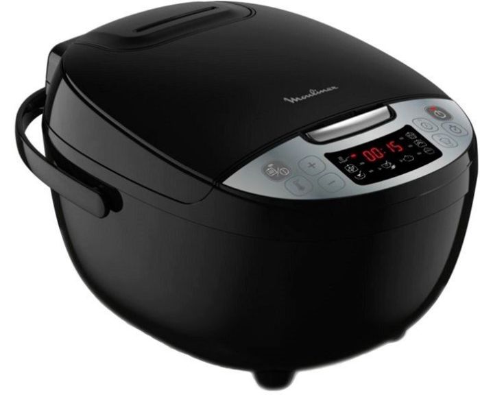 Мультиварка Moulinex SimplyCook, 750Вт, чаша-4л, сенсорное управл., пластик, черный