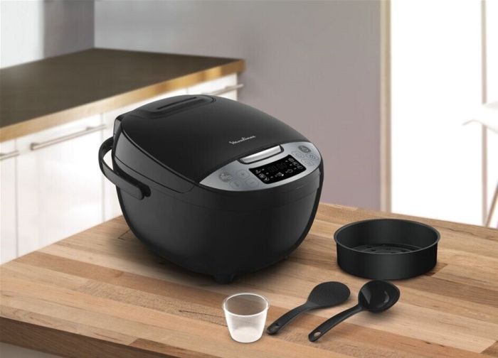 Мультиварка Moulinex SimplyCook, 750Вт, чаша-4л, сенсорное управл., пластик, черный