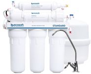 Фільтр зворотного осмосу Ecosoft Standard 5-50M PRO з мінералізатором, мембрана 50gpd, кран капля, дренаж 1:2
