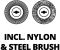 Очищувач швів плитки Einhell GC-EG 1410 140Вт щітка 100мм 1.53кг