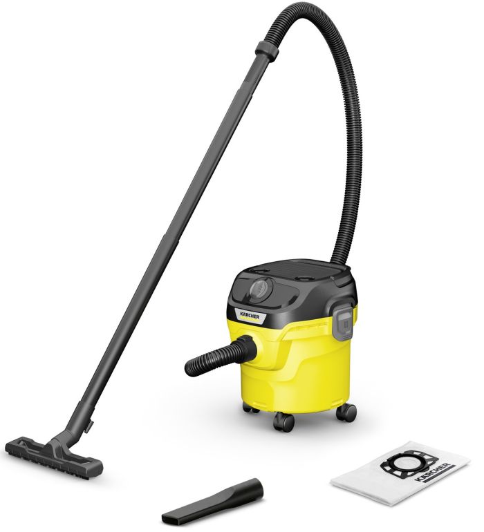 Пылесос профессиональный Karcher KWD 1W V-12/2/18, 1000Вт, контейнер 12л, 3.58кг
