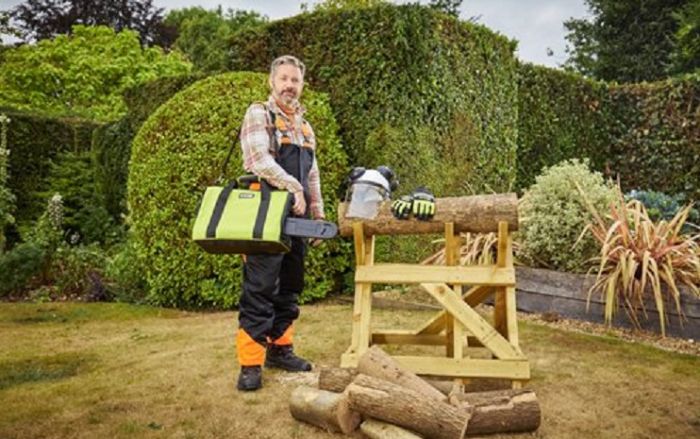 Сумка для ланцюгової пили Ryobi RAC256, знімний пластиковий піддон
