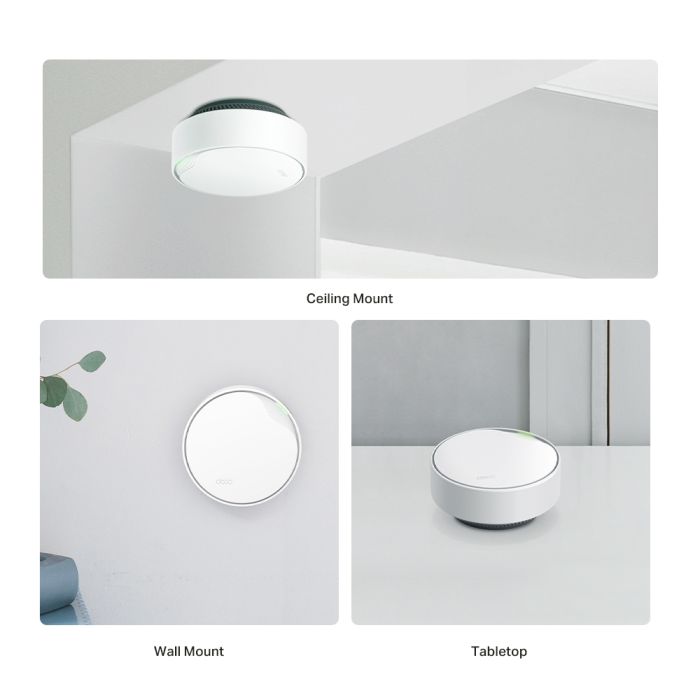 Система WiFi-Mesh TP-LINK Deco X50 AX3000, 1xGE LAN/WAN, 1x2,5GE LAN/WAN, 3мод, PoE