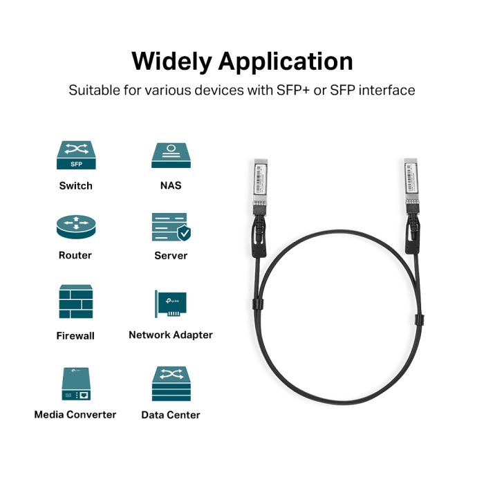 Кабель TP-LINK Direct Attach SFP+ Cable for_10 Gigabit connections Up to 1m