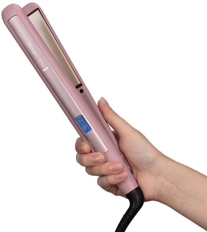 Випрямитель Remington Coconut Smooth, 47Вт, темп.режимов-9, 150-230С, дисплей, керамика, розовый