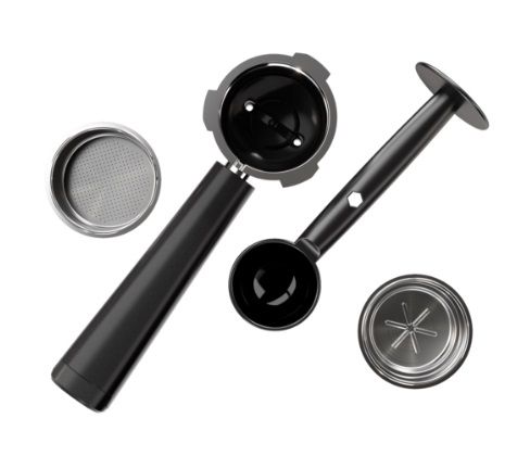 Кофеварка Electrolux рожоковая , 1л, молотый, ручной капуч, LED-дисплей, подогрев чашек, металл