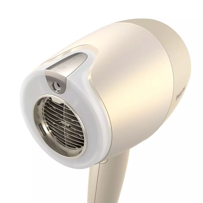 Фен Philips 9000 Series SenseIQ, 1800Вт, 3 режими, дифузор, іоніз-я, хол. обдув, турбо, золотий