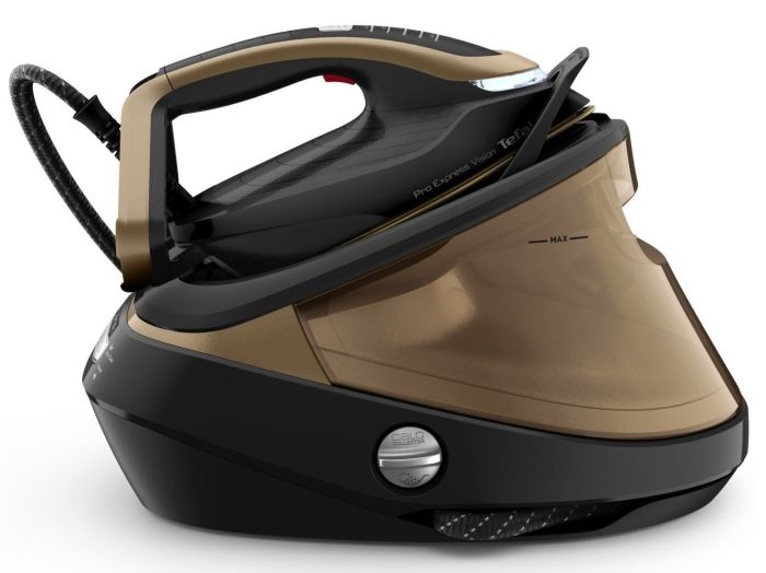 Праска-парогенератор Tefal Pro Express Vision, 3000Вт, 1100мл, паровий удар -750гр, постійна пара - 180гр, чорно-золотий