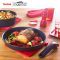 Набор посуды Tefal Ingenio Daily Chef, сменная ручка, 8 предметов, алюминий, бакелит, силикон, стекло, черный