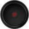 Набор посуды Tefal Ingenio Daily Chef, сменная ручка, 8 предметов, алюминий, бакелит, силикон, стекло, черный