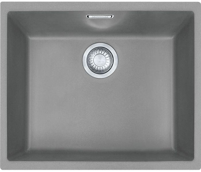 Кухонна мийка Franke Sirius, тектонайт, врізна, без крила, чаша-1, 525х440х200, SID 110-50, сірий