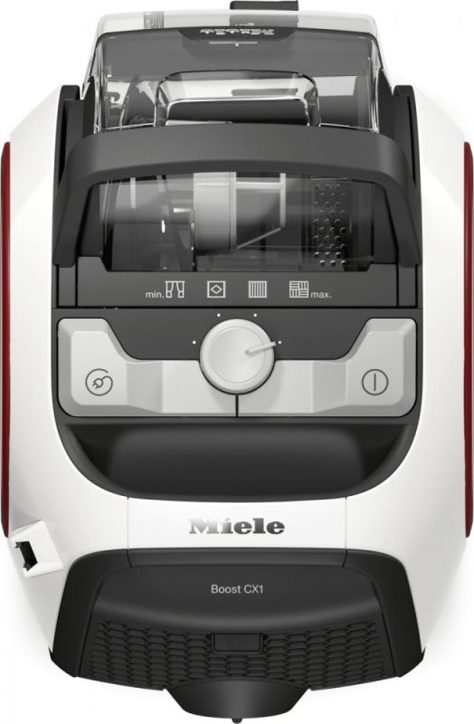 Пилосос Miele контейнерний SNRF0 Boost CX1, 890Вт, сухе прибирання, конт пил -1л, Silence AirClean, Технологія Vortex, білий