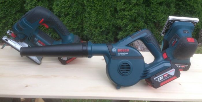 Воздуховод аккумуляторный Bosch GBL 18V-120 Professional, 18В, 270км/ч, 1.1кг, без АКБ и ЗП