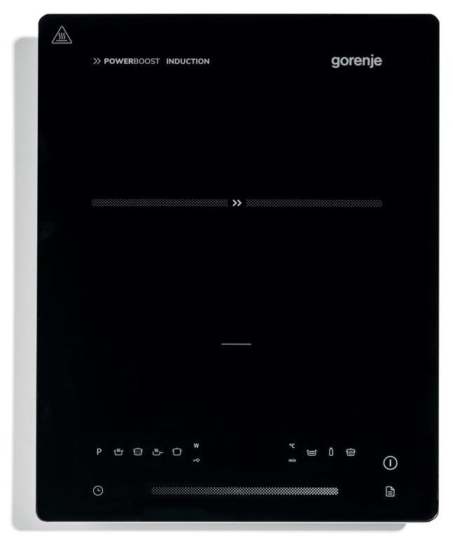 Плитка настольная Gorenje индукионная, комф. - 1 на 2кВт, управл. - сенсорное, черный