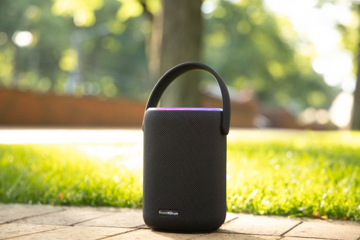 Портативная акустическая система 2E SoundXDrum 50Вт, BT 5.3, TWS, RGB, PowerBank, IPX7, Черный